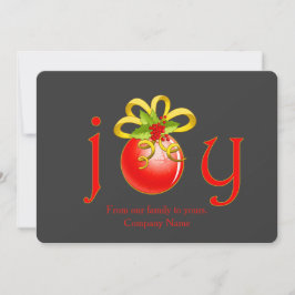 Tarjeta de saludo de los Navidades de Joy Company