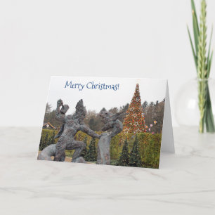 Tarjeta de saludo de los Navidades de la era de Gu