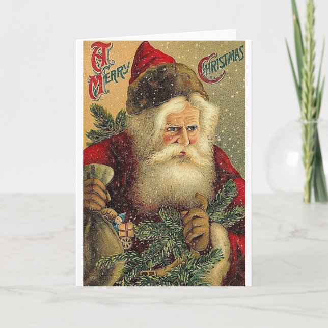 Tarjeta de saludo de los Navidades de Santa Lucía  (Anverso)