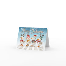 Tarjeta de saludo de los Navidades Merry Ducksmas