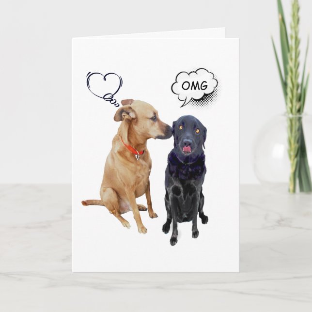 Tarjeta de saludo de los primos de besación (Anverso)