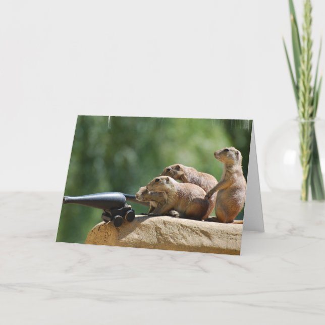 Tarjeta de saludo de los soldados de perro de Prai (Anverso)