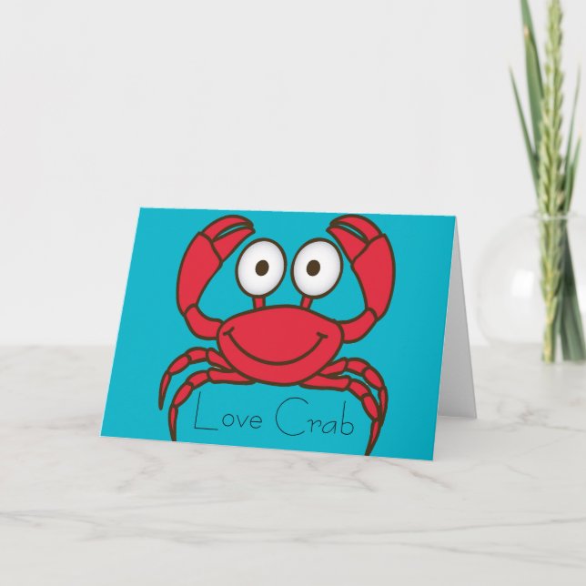 Tarjeta de saludo de Love Crab (Anverso)