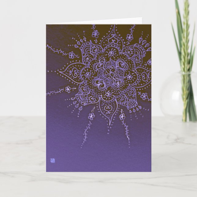 Tarjeta de saludo de luna (Anverso)