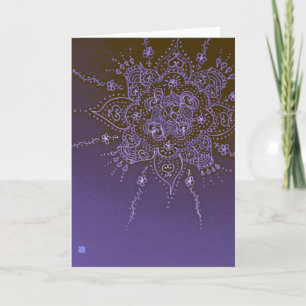 Tarjeta de saludo de luna