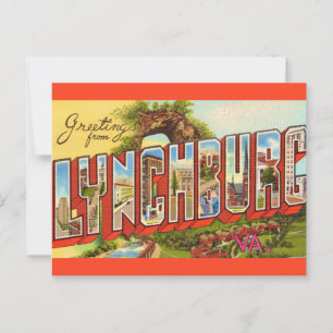 Tarjeta de saludo de Lynchburg VA 