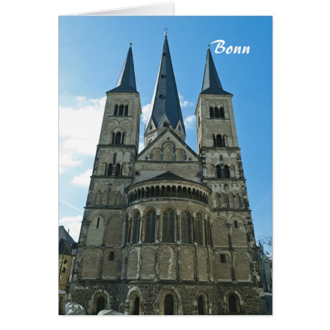 Tarjeta de saludo de Minster (Frente)
