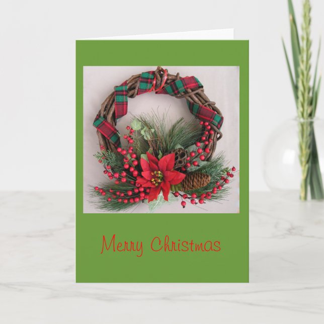 Tarjeta de saludo de navidad (Anverso)