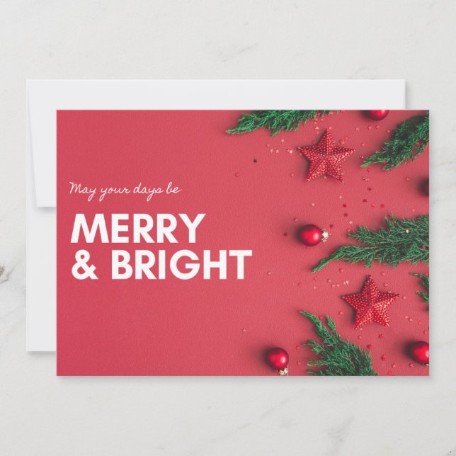 Tarjeta de saludo de navidad (Anverso)