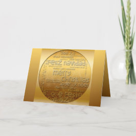 Tarjeta de saludo de Navidad para Navidades intern