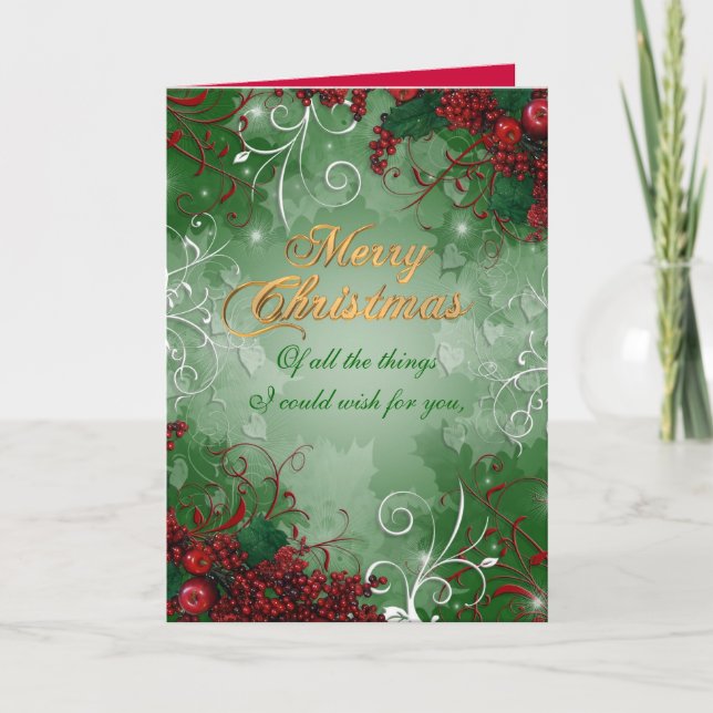 tarjeta de saludo de navidades (Anverso)