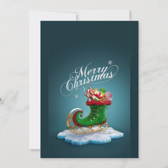 tarjeta de saludo de navidades (Anverso)