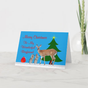 Tarjeta De Saludo De navidades Al Novio