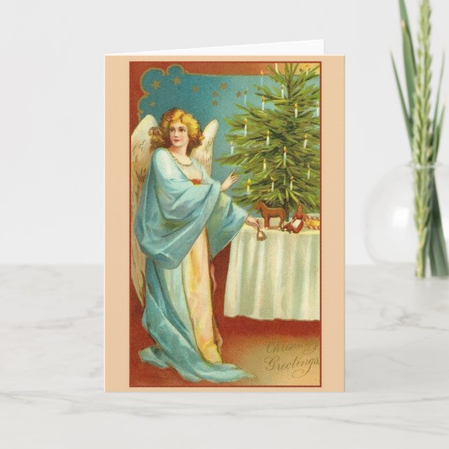 Tarjeta de saludo de Navidades de Ángel de Victori (Anverso)
