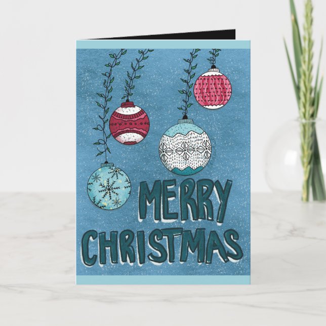 Tarjeta de saludo de Navidades de la risa y la luz (Anverso)
