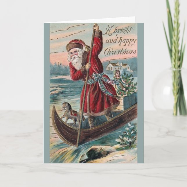Tarjeta de saludo de Navidades de Santa Lucía de C (Anverso)