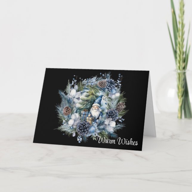 Tarjeta de saludo de Navidades de tesoros ocultos (Anverso)