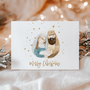 Tarjeta de saludo de Navidades de vacaciones - Fam