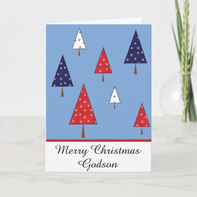 Tarjeta de saludo de Navidades Godson (Anverso)