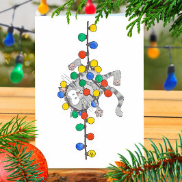 Tarjeta de saludo de NAVIDADES KITTY de Nicole Jan