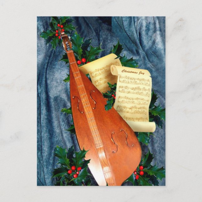 Tarjeta de saludo de Navidades musicales (Anverso)