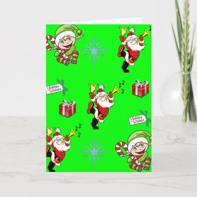 Tarjeta de saludo de navidades para todos los niño (Anverso)