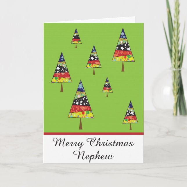 Tarjeta de saludo de navidades sobrinos (Anverso)