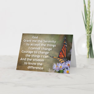 tarjeta de saludo de oración de la serenidad 18