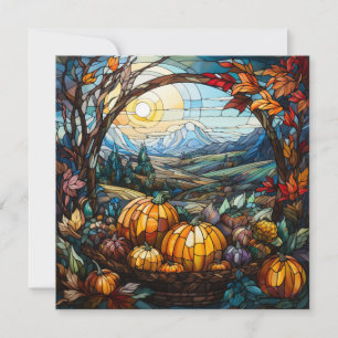 Tarjeta de saludo de otoño
