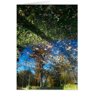 Tarjeta de saludo de otoño de Miroir Mirror