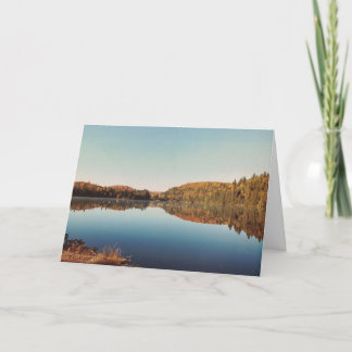 Tarjeta de saludo de otoño de Ontario del Norte (e