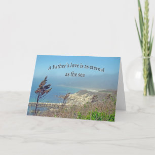 Tarjeta de saludo de padre a hijo para personaliza
