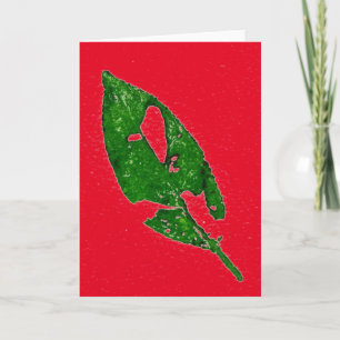 Tarjeta de saludo de país "Setiembre en rojo"