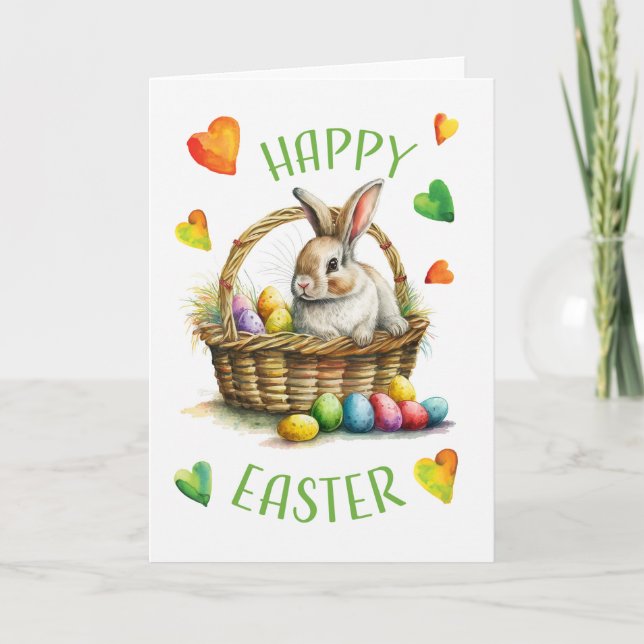 Tarjeta de saludo de Pascua (Anverso)