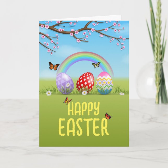 Tarjeta de saludo de Pascua (Anverso)