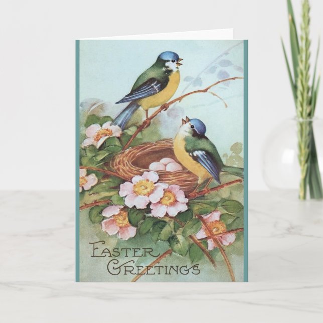 Tarjeta de saludo de Pascua (Anverso)