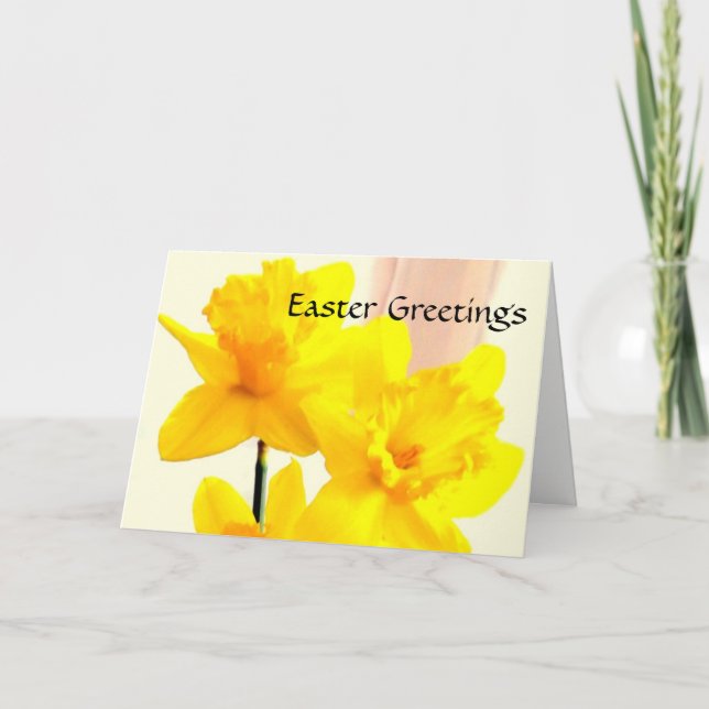 Tarjeta de saludo de Pascua (Anverso)