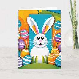 Tarjeta de saludo de Pascua de Diseñador