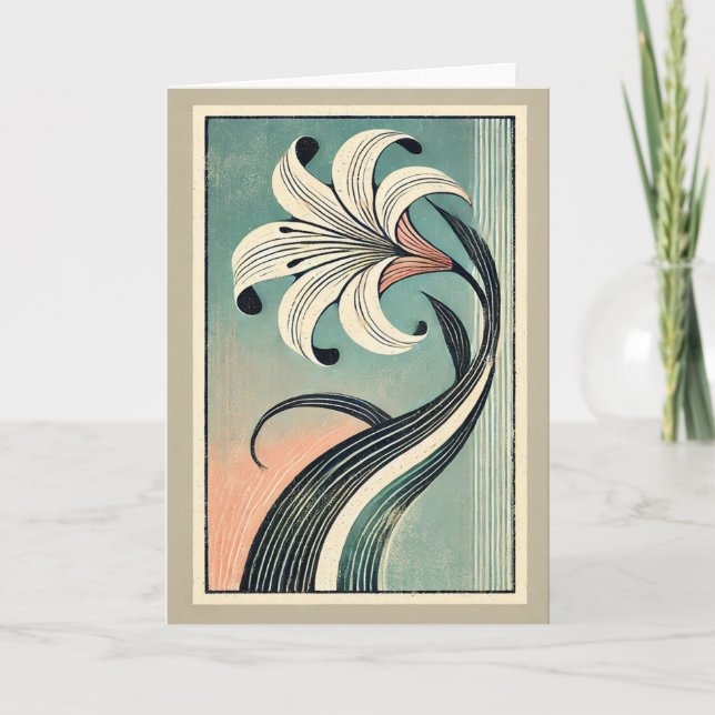 Tarjeta de saludo de Pascua de Diseñador (Anverso)