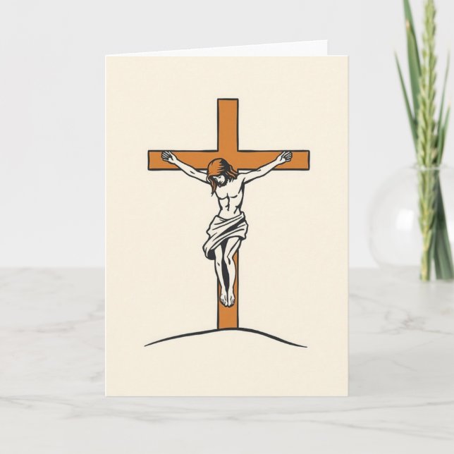 Tarjeta de saludo de Pascua de Diseñador (Anverso)