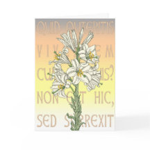 Tarjeta de saludo de Pascua Luke 24:5