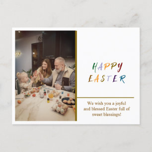 Tarjeta de saludo de Pascua personalizado - Añade 