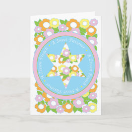 Tarjeta de saludo de pascua "Una pascua dulce"