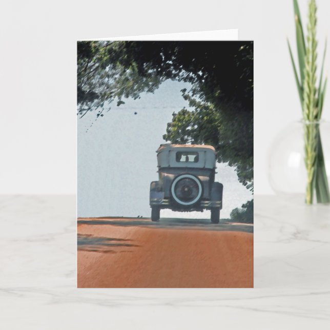 Tarjeta de saludo de Paseo Dominical (Anverso)