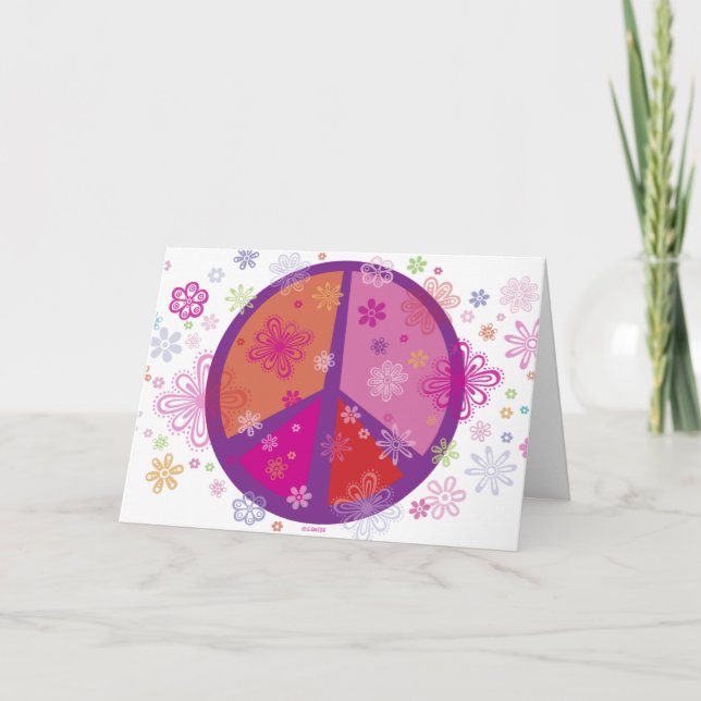 Tarjeta de saludo de paz (Anverso)