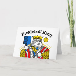 Tarjeta de saludo de pelota - Rey de baloncesto