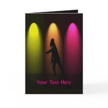 Tarjeta de saludo de Personalizado de Chica de bai