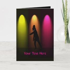 Tarjeta de saludo de Personalizado de Chica de bai