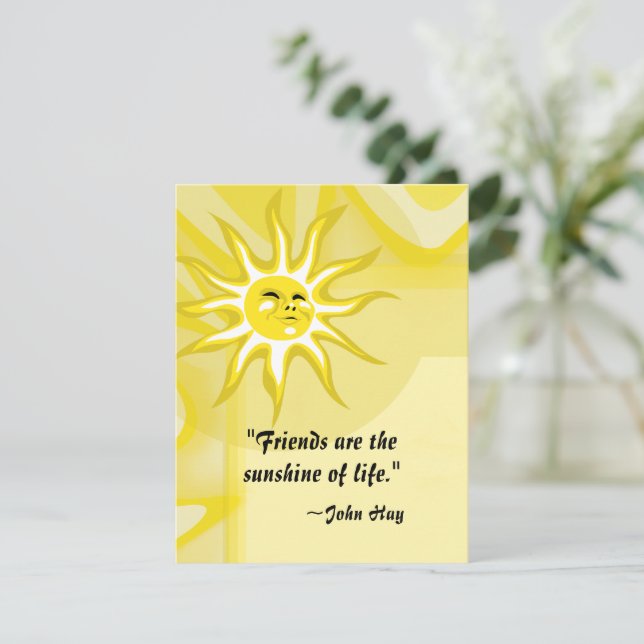 Tarjeta de saludo de Personalizado de citas de Fri (Anverso de pie)