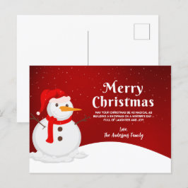 Tarjeta De Saludo De personalizado Para Navidades